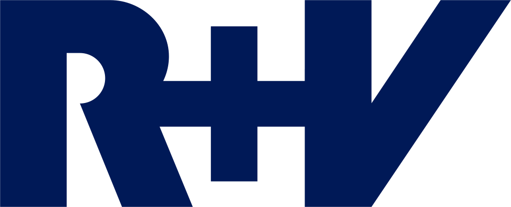 Ru V Logo Blau