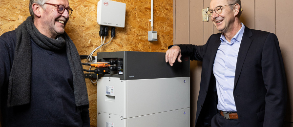 Ein neuer Stromspeicher für Galabauer Rudolf Hanser